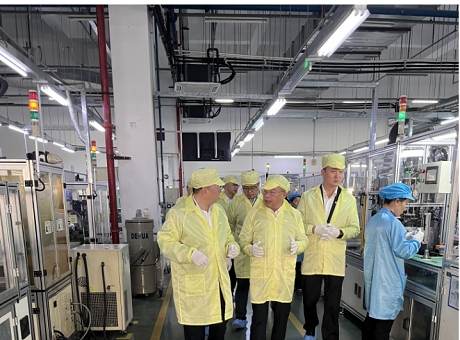 蒋文春莅临绵阳必发深圳分公司调研